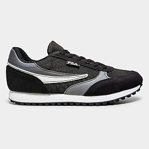 TENIS FILA RENNO CLASSIC MASCULINO-PTO/GRF/BCO-497