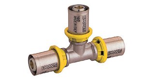 TEE P/GAS REDUCAO CENTRAL - 20MM X 16MM X 20MM - PRENSAR