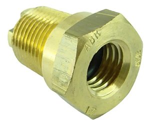 VÁLVULA DE GÁS UGV-1 P-13 LATÃO 1/2" NPT