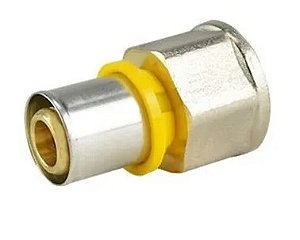 CONECTOR FEMEA P/GAS 20MM X 1/2" - PRENSAR