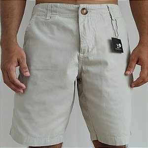 BERMUDA SARJA CINZA CLARO EDGE