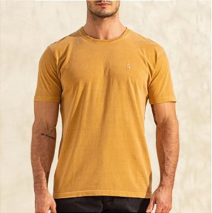CAMISETA ESTONADA ANKOR MOSTARDA