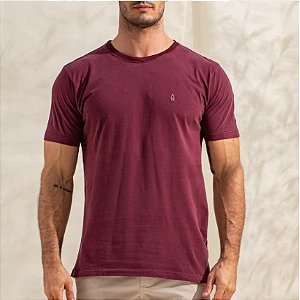 CAMISETA ESTONADA ANKOR VINHO
