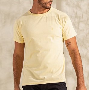 CAMISETA BÁSICA ANKOR AMARELO CLARO