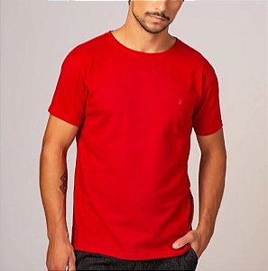 CAMISETA BÁSICA ANKOR VERMELHO