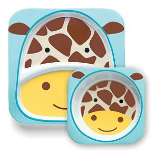 Conjunto de Pratos Zoo Girafa - Skip Hop