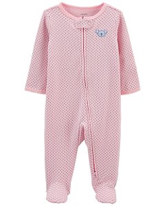Pijama com pezinho Rosinha Coala - 9m (6 a 9 meses) - Carter's