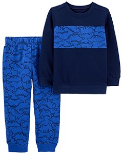 Conjunto 2 Peças Dino Azul Vivo - 2T (2 a 3 anos) - Carter's
