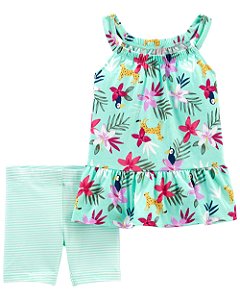 Conjunto 2 Peças Onça/Tucano - 3m (1 a 3 meses) - Carter's
