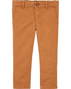 Calça de Tarja Marrom - 12m (9 a 12 meses) - Carter's