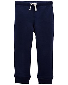 Calça Moletom Azul Marinho - 24m (18 a 24 meses) - Carter's