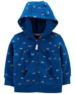 Moletom com Capuz Arco-íris - 3m (1 a 3 meses) - Carter's