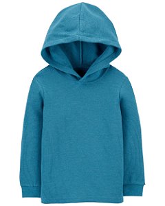 Moletom com Capuz Azul - 3T (3 a 4 anos) - Carter's