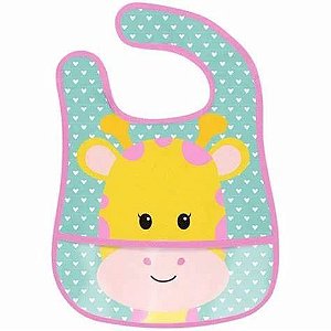 Babador com bolso Girafa - Buba