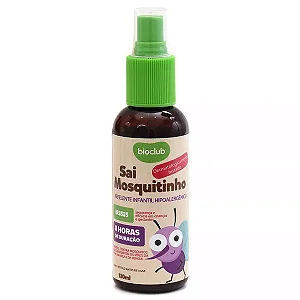 Repelente Infantil Sai Mosquitinho 120 ml - Bioclub Baby
