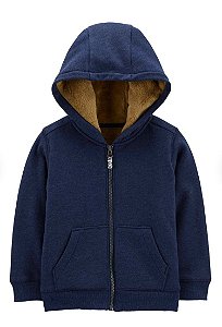 Moletom com capuz Azul Marinho - 24m (18 a 24 meses) - Carter's
