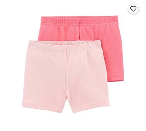 2 shorts Rosa Pink e Rosinha - 2T (2 a 3 anos) - Carter's