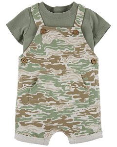 Jardineira Exército - 6m (3 a 6 meses) - Carter's
