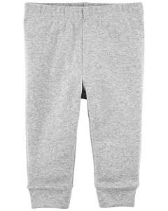 Calça Jogger Cinza Claro - 6m (3 a 6 meses) - Carter's