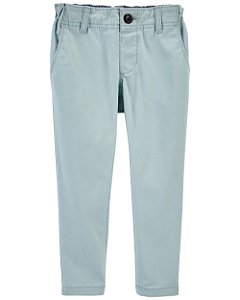 Calça Tarja Azul Clarinho - 12m (9 a 12 meses) - Oshkosh