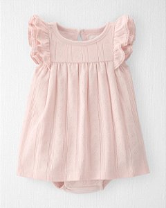 Body Vestido Rosinha - 3m (1 a 3 meses) - Carter's