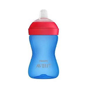 Copo de Transição com Bico de Silicone 300 ml Azul - Philips Avent