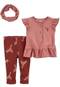 Conjunto 2 Peças Beija-Flor + Faixa - RN - Carter's