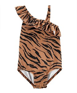 Maiô Tigre Babados - 24m (18 a 24 meses) - Carter's
