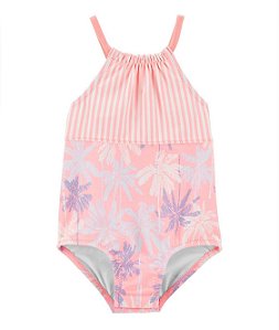 Maiô Listras e Coqueiro Rosinha - 18m (12 a 18 meses) - Oshkosh