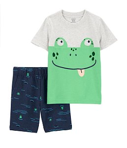 Conjunto 2 peças Sapo - 6m (3 a 6 meses) - Carter's