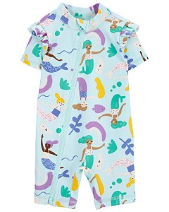 Macacão UV Sereia - 18m (12 a 18 meses) - Carter's