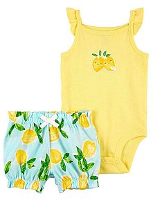 Conjunto 2 peças Alcinha Limão - 6m (3 a 6 meses) - Carter's
