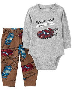 Conjunto 2 Peças Race Car - 3m (1 a 3 meses) - Carter's
