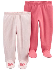 Conjunto 2 Mijões Rosa - 3m (1 a 3 meses) - Carter's