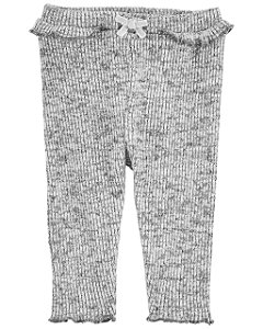 Calça Cinza Canelada - 24m (18 a 24 meses) - Carter's