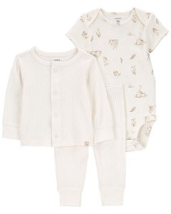 Conjunto 3 peças Ganso - 3m (1 a 3 meses) - Carter's
