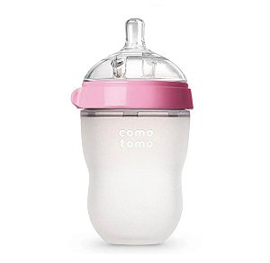 Mamadeira 250 ml Rosa - Comotomo