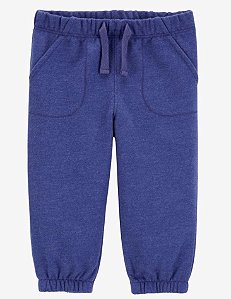 Calça Azul com puxador - 18m (12 a 18 meses) - Carter's