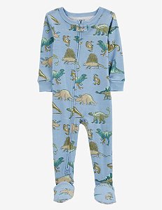Pijama com pezinho Azul Dinos - 2T (2 a 3 anos) - Carter's
