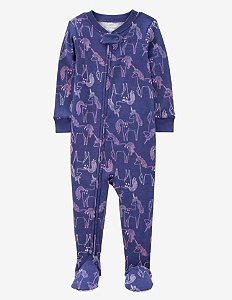 Pijama com pezinho Unicórnio Roxo - 24m (18 a 24 meses) - Carter's