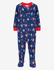 Pijama com pezinho Mickey Mouse - 12m (9 a 12 meses) - Carter's