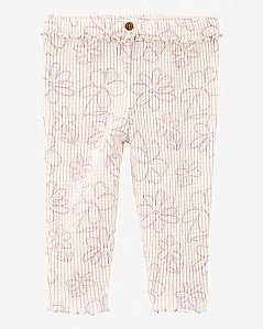 Calça Floral Rosinha - 18m (12 a 18 meses) - Carter's
