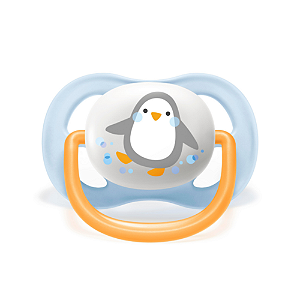 Chupeta Ultra Air Individual Pinguim Azul  0 a 6 meses - Philips Avent