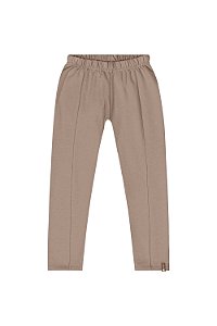 Calça Legging em Molecotton Caqui - Tam 3 - Quimby