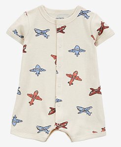 Romper Avião - 12m (9 a 12 meses) - Carter's