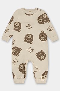 Macacão em Molecotton Ursinho - Tam P - Up Baby