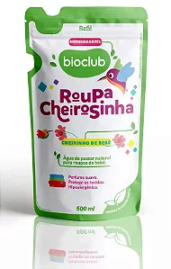 Refil Água de Passar Cheirinho de Bebê 500 ml - Bioclub