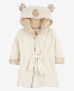 Roupão Koala Marfim - 0 a 9 meses - Carter's