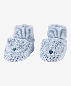 Meia Croche Urso Azul - RN - Carter's