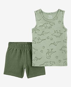 Conjunto Regata Verde Dino - 18m (12 a 18 meses) - Carter's